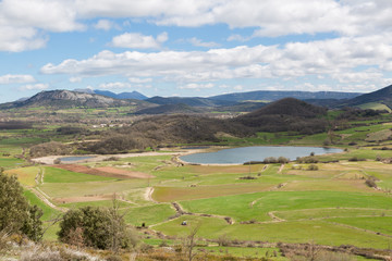 Fototapeta na wymiar Lakes of Castilla y León, SPAIN