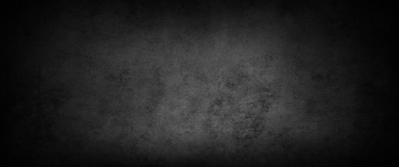 Black dark concrete wall background