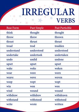 irregular verbs