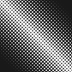 Halftone dotted pattern background design - abstract vector illustration