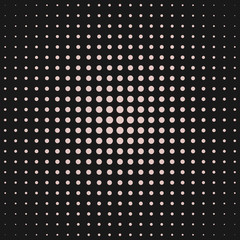 Abstract halftone circle background pattern template design