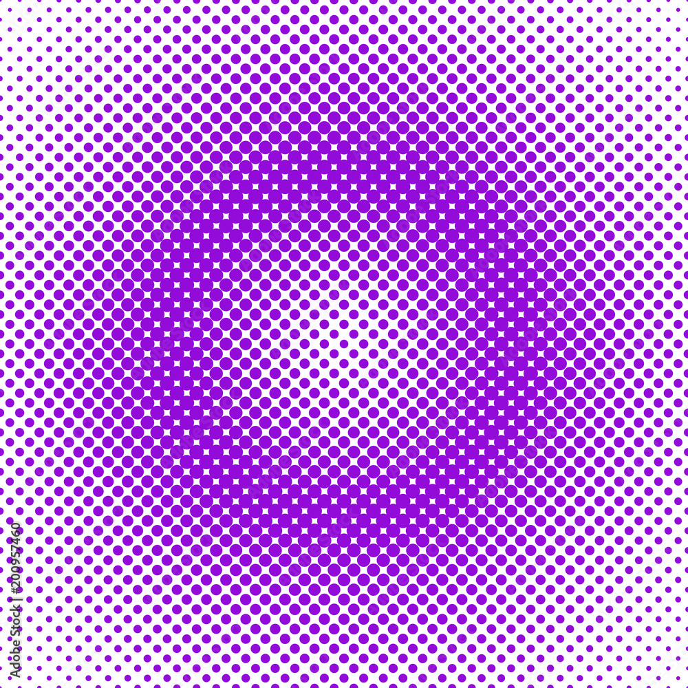 Aufkleber abstract geometric halftone circle pattern background - vector illustration from dots