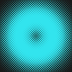 Abstract geometric halftone circle pattern background - vector illustration from dots