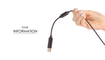 A piece of coal in hand pattern