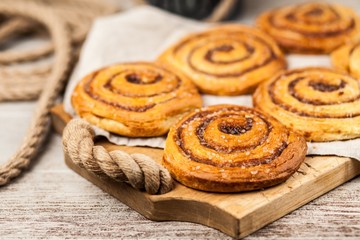 Traditional cinnamon rolls