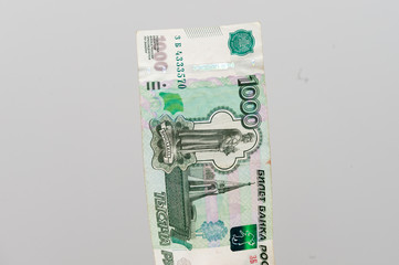 rosyjska waluta rubel banknoty - obrazy, fototapety, plakaty