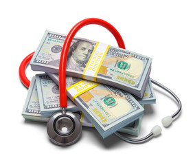 Stethoscope with Money