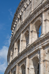 Naklejka premium The Colosseum in day lighting