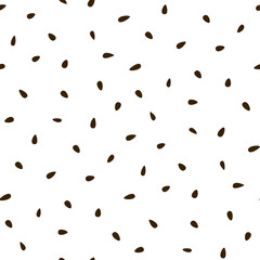 Vector abstract seed background on a white background. - 200960265
