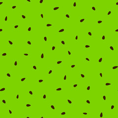 Vector kiwi background with seeds. Abstract green texture print - obrazy, fototapety, plakaty