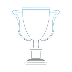 Trophy cup symbol vector illustration graphic design