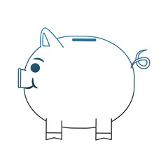 Piggy money savings vector illustration graphic design