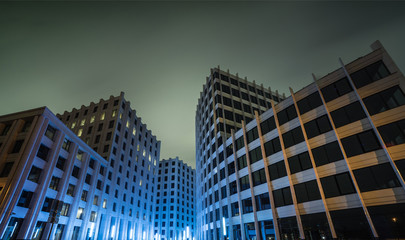 office complex at night (PS changes)
