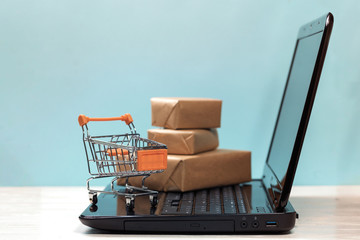 Online shopping concept