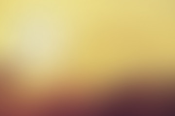 Gradient abstract background sunset, dawn, sun, evening, reflection, rays, warmth, coziness, with copy space