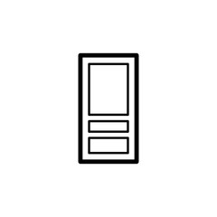 Door icon. Element of door, window and gate for mobile concept and web apps. Thin line icon for website design and development, app development. Premium icon