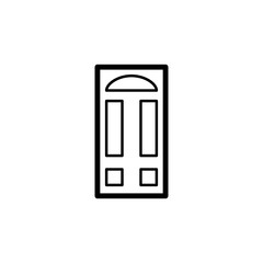 Entrance door icon. Element of door, window and gate for mobile concept and web apps. Thin line icon for website design and development, app development. Premium icon
