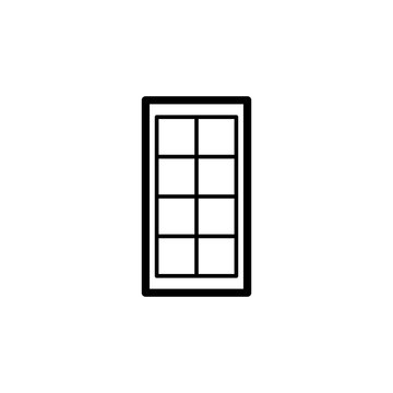 interroom door icon. Element of door, window and gate for mobile concept and web apps. Thin line icon for website design and development, app development. Premium icon