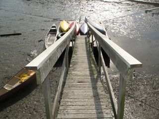 Waiting for the tide to come up