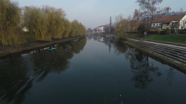 Kayaking on Ljubljanica River