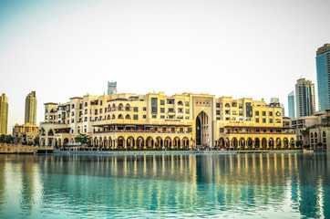 Naklejka premium Dubai - skycrapers