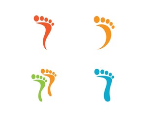 foot ilustration Logo vector
