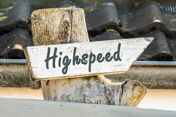 Schild 247 - Highspeed