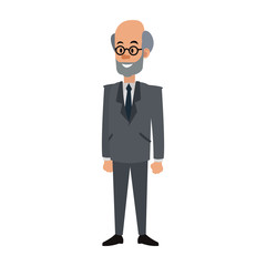 Businessman cartoon isolated vector illustration graphic design