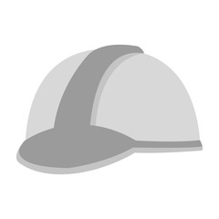 Helmet worker isolated vector illustration graphic design