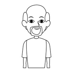 Adult man cartoon vector illustration graphic design