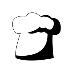 Chef hat cartoon vector illustration graphic design