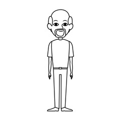 Adult man cartoon vector illustration graphic design