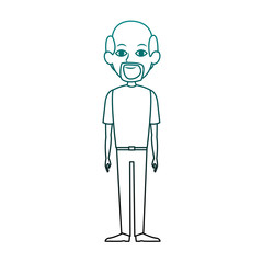 Adult man cartoon vector illustration graphic design