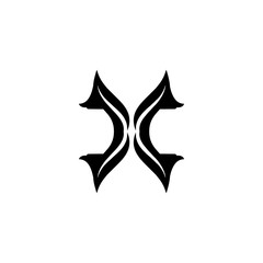 butterfly logo vector