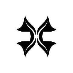 butterfly logo vector