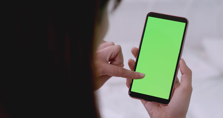 woman take cell phone