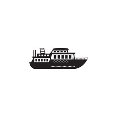 ferry icon. Element of ship illustration. Premium quality graphic design icon. Signs and symbols collection icon for websites, web design, mobile app
