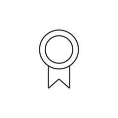 Award line icon. Simple element illustration. Award line symbol design template. Can be used for web and mobile