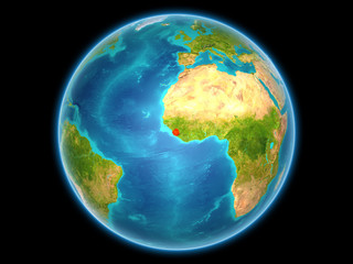 Sierra Leone on planet Earth