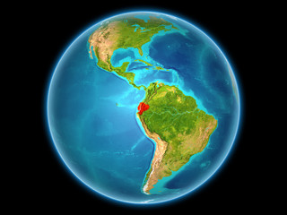 Ecuador on planet Earth