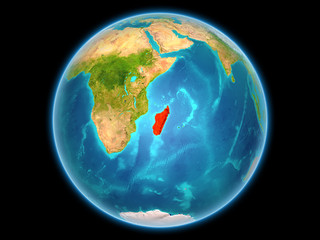 Madagascar on planet Earth