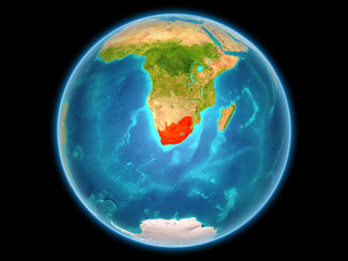 South Africa on planet Earth