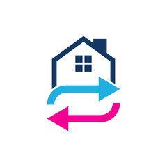 Transfer House Logo Icon Design