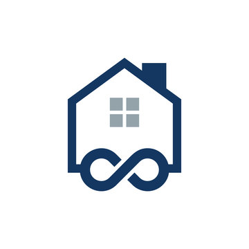 Infinity House Logo Icon Design