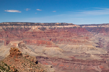 View from Bright Angel Trail at Grand Canyon National Park, Arizona, USA