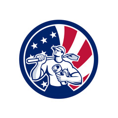American Drainlayer USA Flag Icon