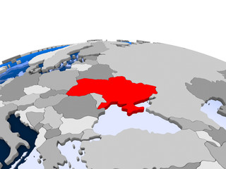 Moldova on political globe