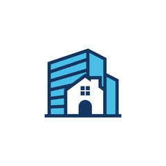 Building House Logo Icon Design