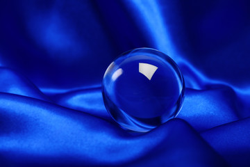 glowing crystal ball