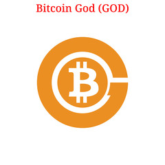 Vector Bitcoin God (GOD) logo